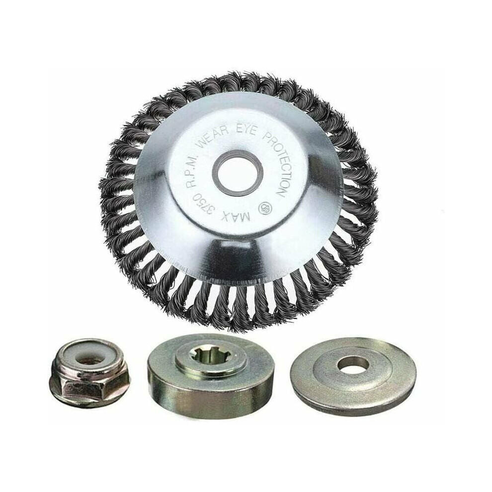 High Quality Twisted Steel Wire Weed Trimmer Head, Universal Adapter Kit For Seamless Lawn Mower Integration, Garden And Agricultural Use Durable 9405630241242