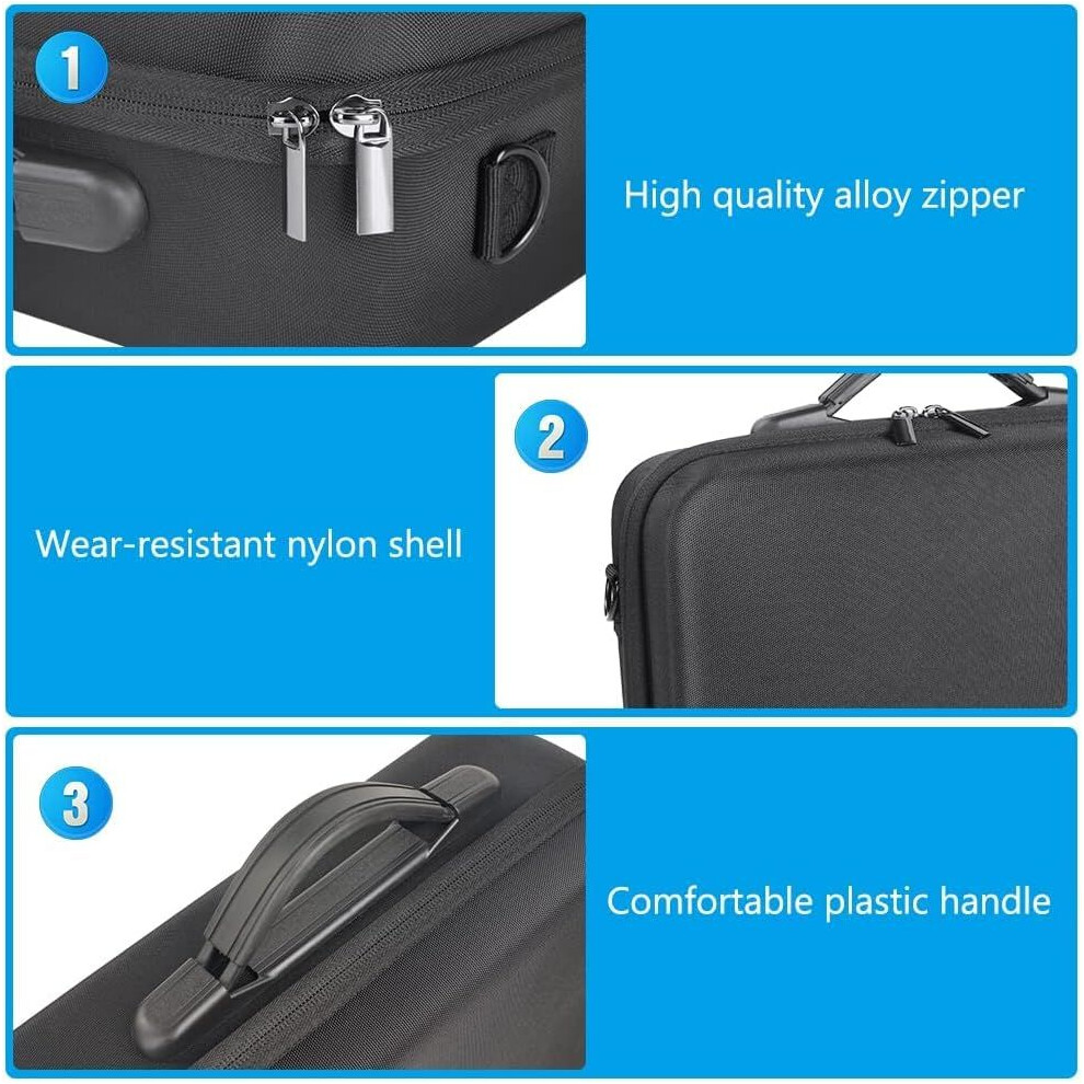 Hard Protective Storage Case For Dji Mini 3 Pro, Carrying Case With Semi Rigid Shell And Shockproof Eva Interior, Precision Fit Waterproof Portable 9169997131164