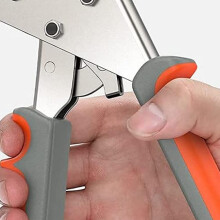 Ösenpresse, tragbares und flexibles manuelles Ösenset für Planen und Segeltuch, doppelt magnetische, formverstärkte Nietkonstruktion