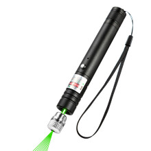 Ficklampa för jakt, metallhölje grönt ljus med uppladdningsbar design för camping, astronomi, vandring och husdjurslek, stjärnljusmönster för