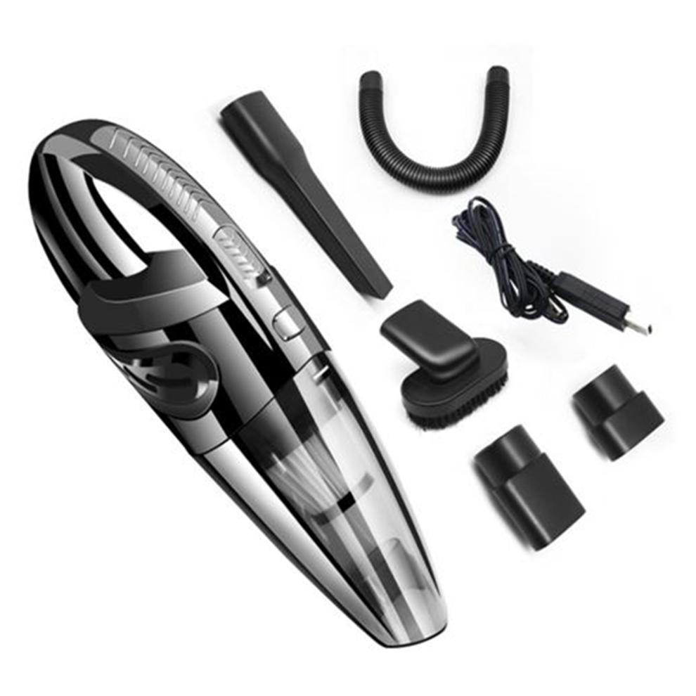 Home & Car Vacuum, Portable Cordless Vacuum Cleaner With Powerful Suction, Rechargeable Batteries For Extended Use, Multiple Replaceable Nozzles For 9173940258693