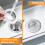 Basket Style Sink Drain Strainer, Micro Perforation Technology Ensures Water Flows Effortlessly While Blocking Debris, Perfect For Kitchen And 5