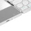 Wireless Foldable Bluetooth Keyboard 64 Keys Touchpad Silver 140mAh 5