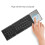 Bluetooth Foldable Keyboard with Touchpad, 64 Keys, 140mAh, Black 8