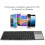 Bluetooth Foldable Keyboard with Touchpad, 64 Keys, 140mAh, Black 7