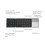Bluetooth Foldable Keyboard with Touchpad, 64 Keys, 140mAh, Black 5