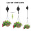 4pcs Retractable Plastic Hooks for Baby Stroller Toy Storage 12.8cm 6