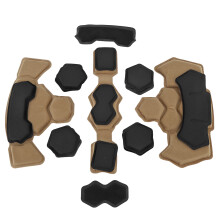Waterproof Memory Foam Helmet Padding Kit Desert Color for Motorcycle Bike Use
