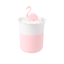 2Stk Flamingo Aufbewahrungsbox Aus Bruchfestem Kunststoff Weiß+pink