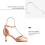 6Stk Goldfarbener High Heels Displayständer Aus 3