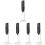 5Sets Elektrischer Handmixer Mit Daumensteuerung, 6
