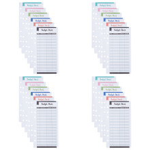 120Stk Budget Sheets A6 Mit 6 Löchern Für Cash Binder Und Büro