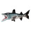 2Stk Aquarium Simulation Wolfsfisch Deko Mehrfarbig Kunstfisch Modell 10