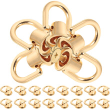 160Sets Goldene D Rings Nieten Für Leder Handtaschen Zubehör
