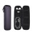2Stk Multifunktionale Handgeschriebene Pen Case Schwarz PU Kompakt 1
