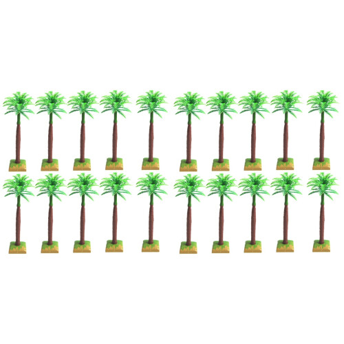20Pièces Modèles Arbres Paysage Vert Pour Décor Table Maquette 1