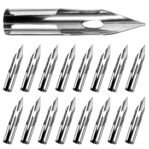120Pièces Plumes Métal Argentées Pratique Durable