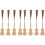 8Stk Bambus Lesezeichen Violine Form Mit Quaste Für Damen 2