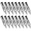 120Pièces Plumes Métal Argentées Pratique Durable 3