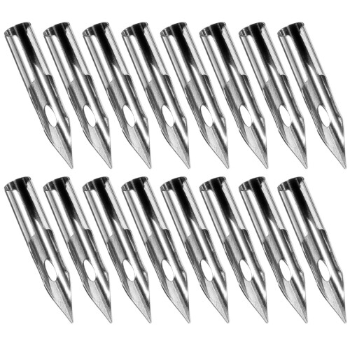 120Pièces Plumes Métal Argentées Pratique Durable 2