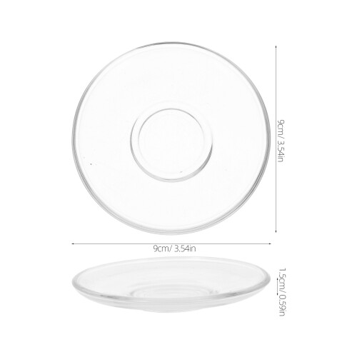 18Stk Untersetzer Transparent Langlebig Verarbeitung 1