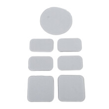 Helmet Padding Kit 7pcs EVA Foam Liners with 24 Hooks for Motorcycle Cycling Grey