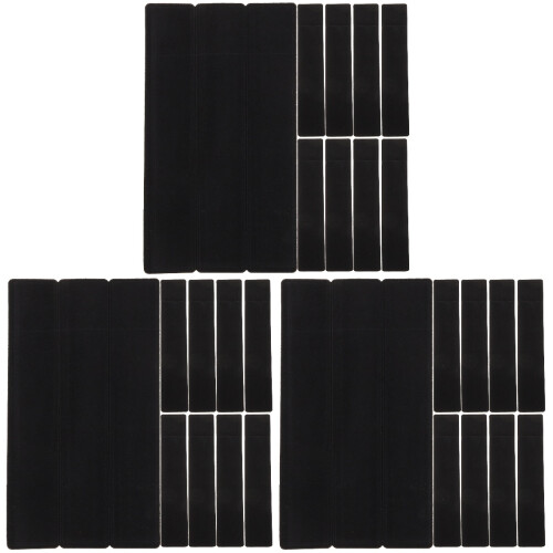 90Stk Einzelfedertaschen Schwarz Pen Pouch Verpackung Geschenkbeutel 1