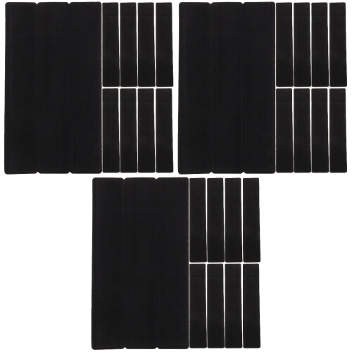90Stk Einzelfedertaschen Schwarz Pen Pouch Verpackung Geschenkbeutel 2