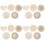 20St Threading Organizer Platte Met Decoratief Ontwerp Beige 6