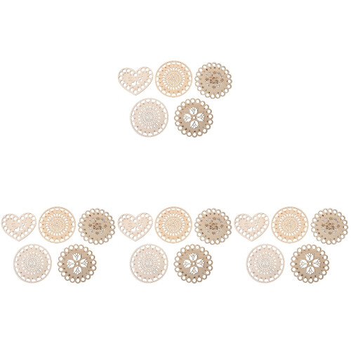 20St Threading Organizer Platte Met Decoratief Ontwerp Beige 2
