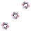 3Stk Kinderhaarbänder Elastisch Mit Plüschball Bunter Ponytail Halter 5