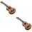 2St Assorti Kleuren Plastic Ukulele Kinderspeelgoed 6