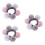 3Stk Kinderhaarbänder Elastisch Mit Plüschball Bunter Ponytail Halter 7