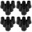 24St Plastic Wandelstok Tips Antislip Voor Buitengebruik Zwart 7
