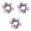 3Stk Kinderhaarbänder Elastisch Mit Plüschball Bunter Ponytail Halter 3