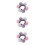 3Stk Kinderhaarbänder Elastisch Mit Plüschball Bunter Ponytail Halter 8