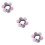 3Stk Kinderhaarbänder Elastisch Mit Plüschball Bunter Ponytail Halter 9