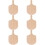 6Stk Holz Pizzablett Set Khaki Für Zuhause 9