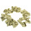 12Stk Weiche Satin Haargummis, Große Elastische Scrunchies Grün 2