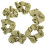 12Stk Weiche Satin Haargummis, Große Elastische Scrunchies Grün 11