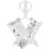 3St Huishoudelijke Bestekhouder Zinklegering Chophouder Compact 2