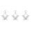 3St Huishoudelijke Bestekhouder Zinklegering Chophouder Compact 6