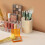 6St Robuuste Beige Organizer Pennenhouder Kleur 5