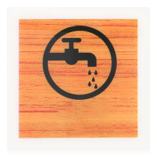 5St Acryl Caution Signs Waterbesparing Voor Kantoren En