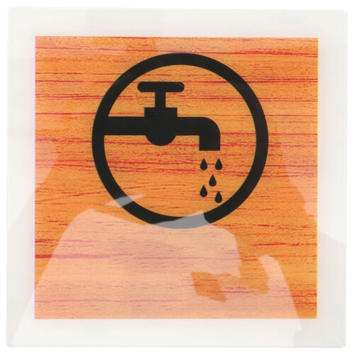 5St Acryl Caution Signs Waterbesparing Voor Kantoren En 1