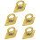 5St Lichtgewicht Gouden Saxofoon Accessoires Set 6