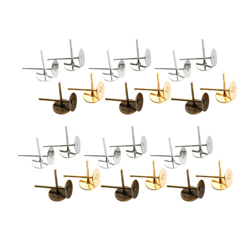 1600St Oor Studs Metaal Plating Vrouwen Mix