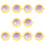 5St Bloem Zonnebrillen Creatief Feest Accessoires 8