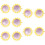 5St Bloem Zonnebrillen Creatief Feest Accessoires 11