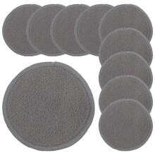 39St -Up Remover Pads Zwart Van Bamboevezels Voor Alle Huidtypes